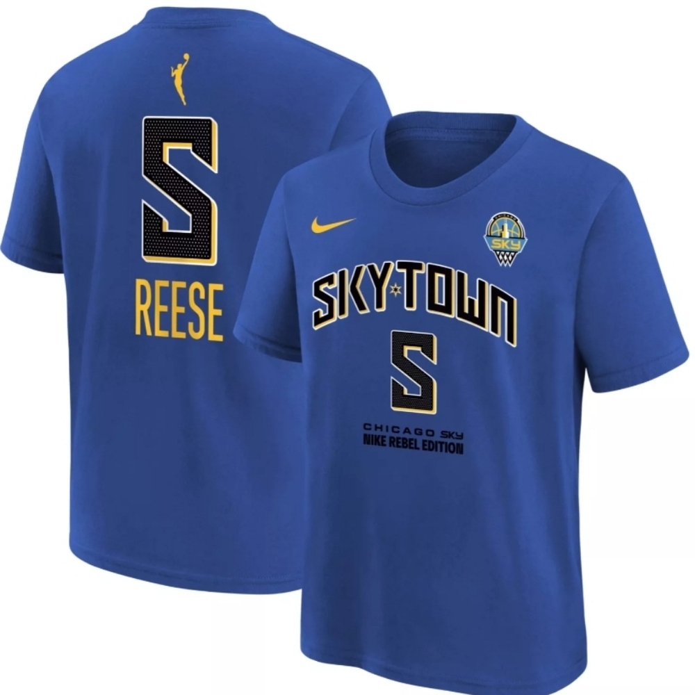 Nike Chicago Sky Reese Rebel Edition Basketball Jersey T Shirt Youth L 14/16
